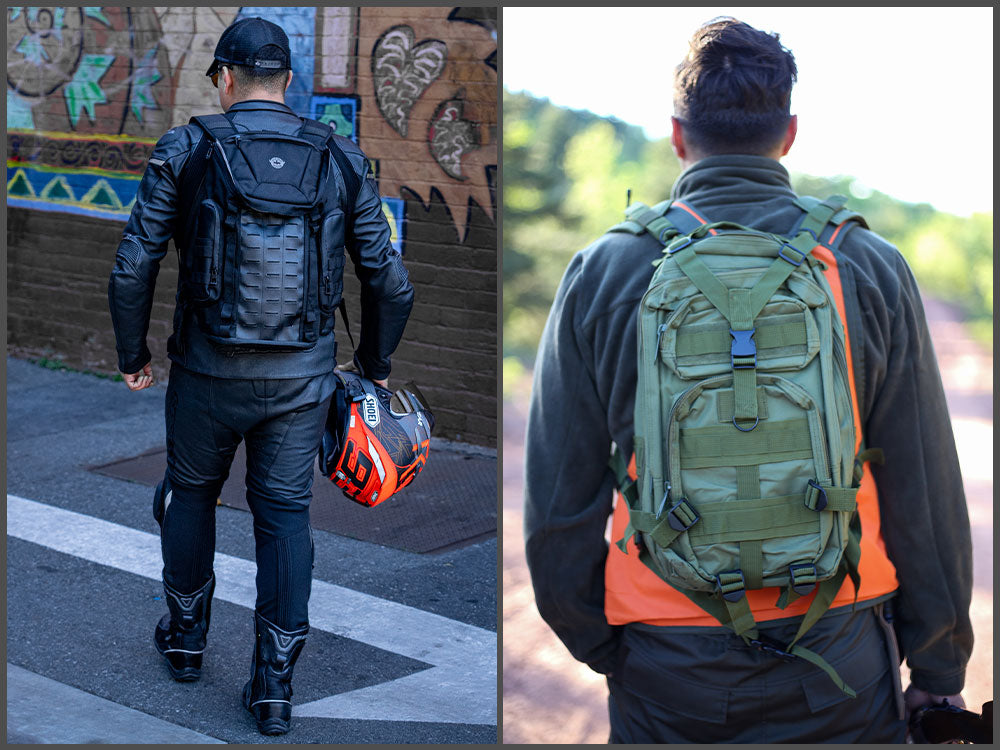 Motorcycle fashion backpack 2018