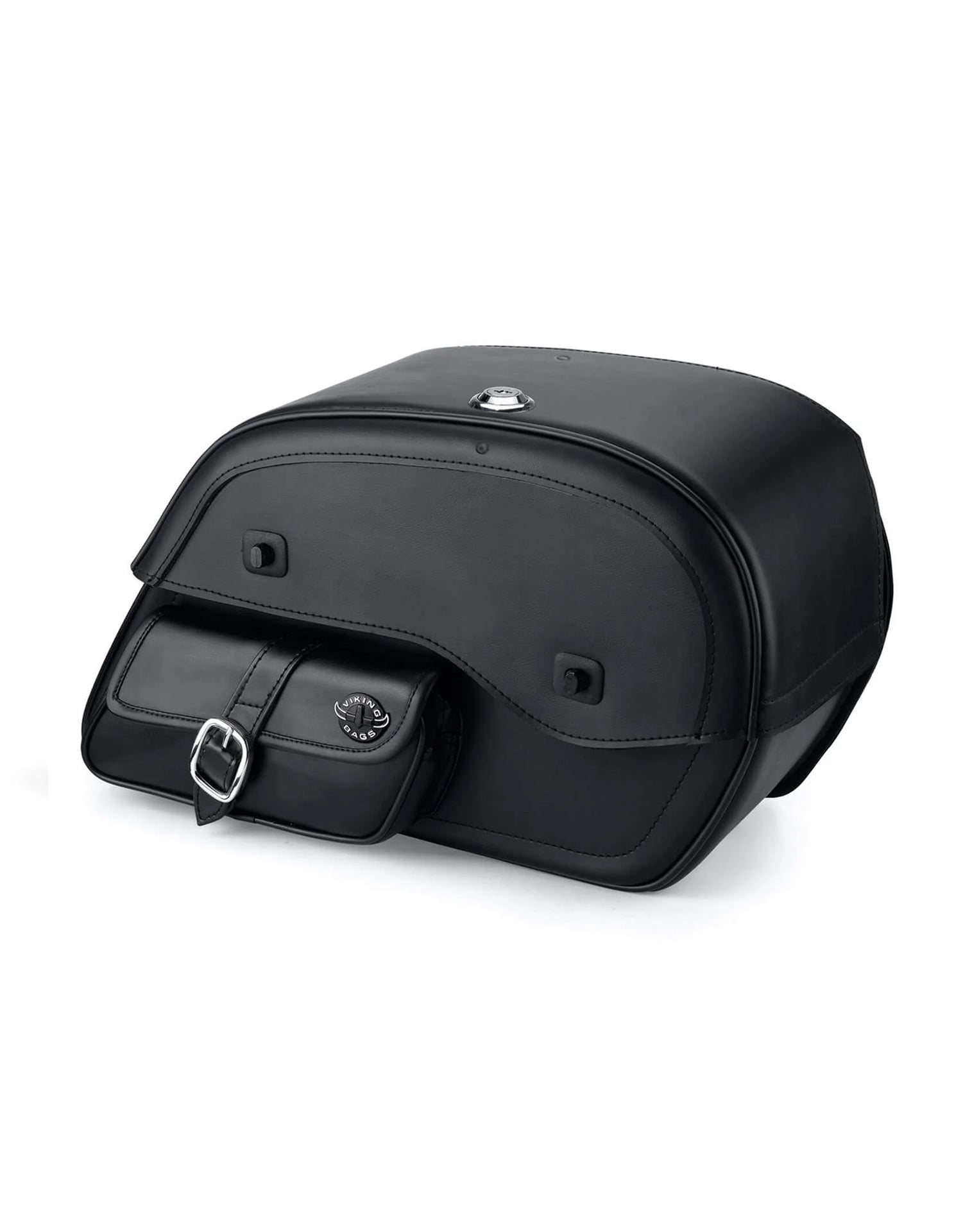 32L - Essential Side Pocket Large Kawasaki Mean Streak 1600 Leather  Motorcycle Saddlebags