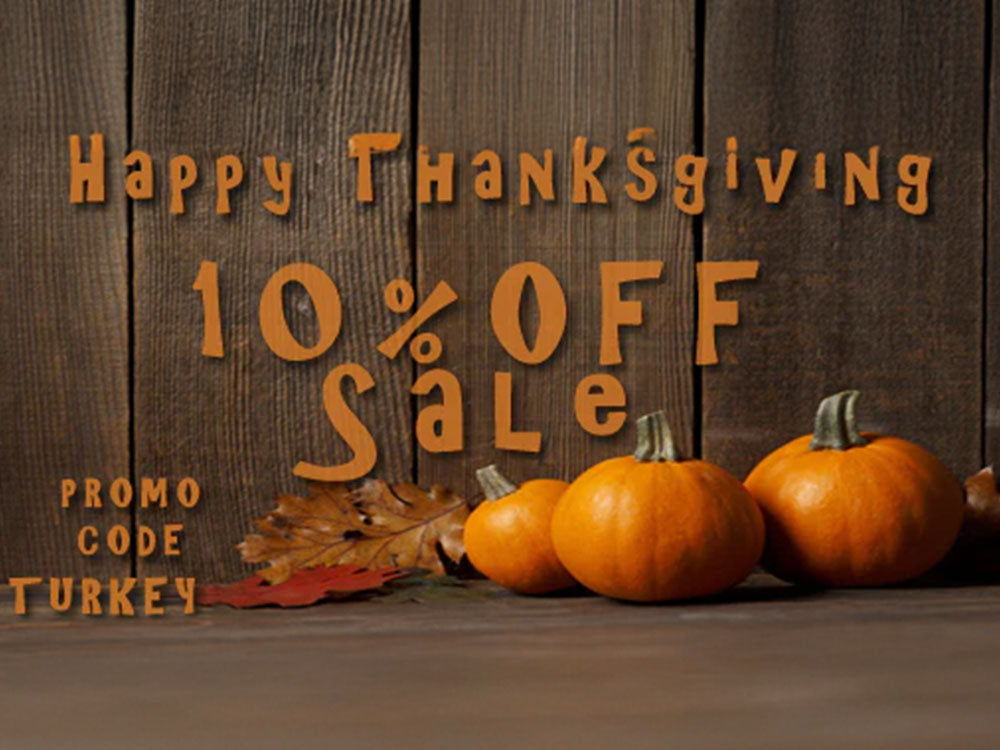 10% Off Thanksgiving Sale