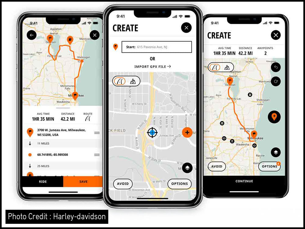 A Motorcyclist’s Guide to Use Harley Davidson Ride Planner App