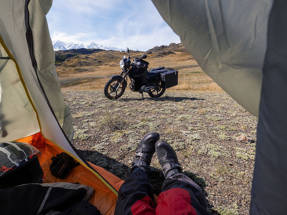 Beginner Tips for Safe & Comfortable Solo Motorcycle Camping Trips