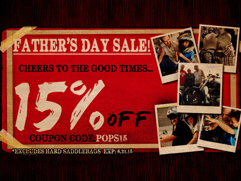 Father’s Day Sale! 15% Off!