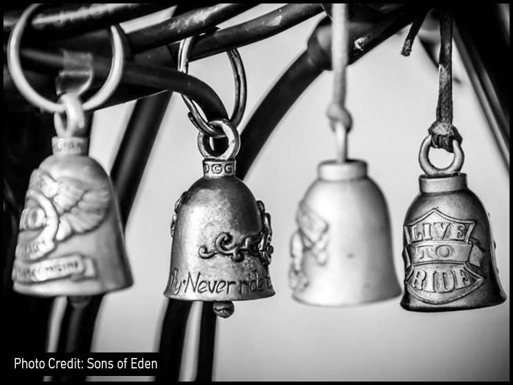 Guardian Bell on Motorcycles for Luck Meaning, History, Story & Rules