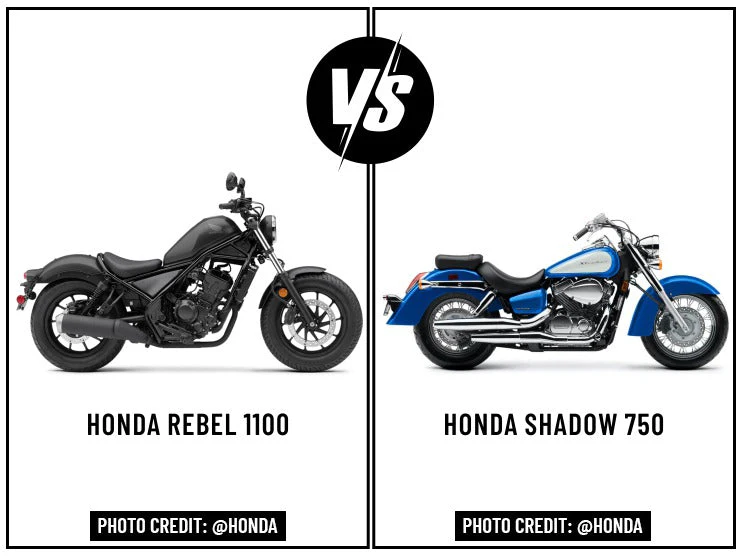 HONDA REBEL 1100 vs HONDA SHADOW 750