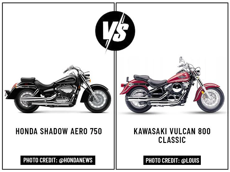 Honda Shadow Aero 750 Vs. Kawasaki Vulcan 800 Classic