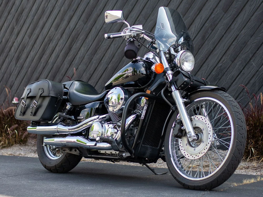 Honda Shadow Motorcycle Saddlebags- Ideal for Safekeeping of Seashells