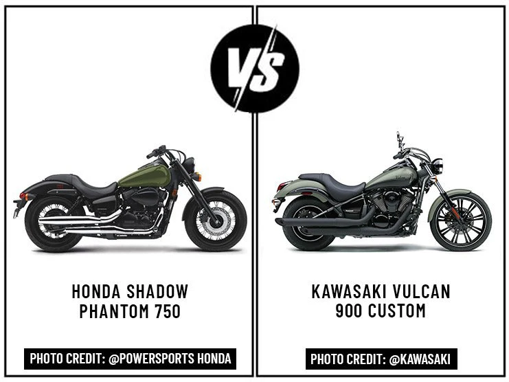 Honda Shadow Phantom 750 Vs. Kawasaki Vulcan 900 Custom