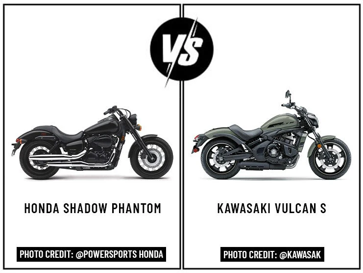 Honda Shadow Phantom 750 Vs. Kawasaki Vulcan S