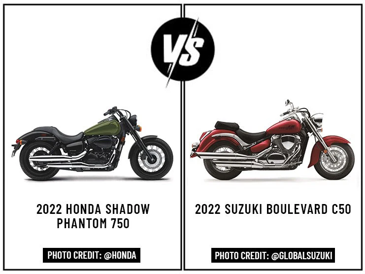 Honda Shadow Phantom 750 Vs. Suzuki Boulevard C50