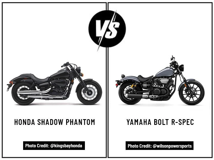 Honda Shadow Phantom 750 Vs. Yamaha Bolt R-Spec