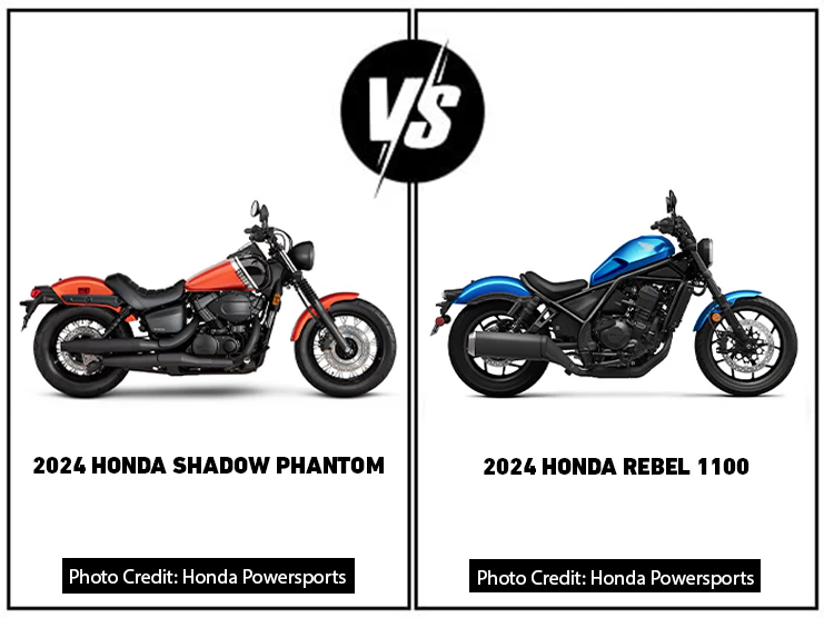 Honda Shadow Phantom Vs Honda Rebel 1100