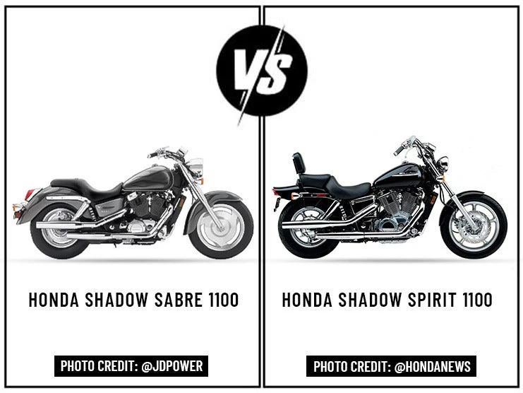 Honda Shadow Sabre 1100 Vs. Honda Shadow Spirit 1100