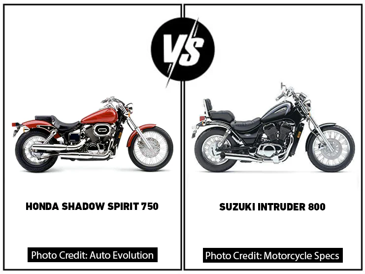 Honda Shadow Spirit 750 Vs Suzuki Intruder 800