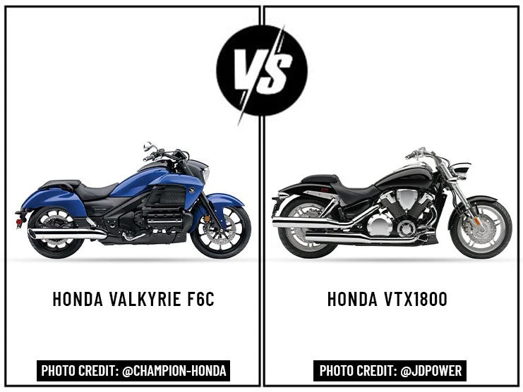 Honda Valkyrie F6C Vs. Honda VTX1800