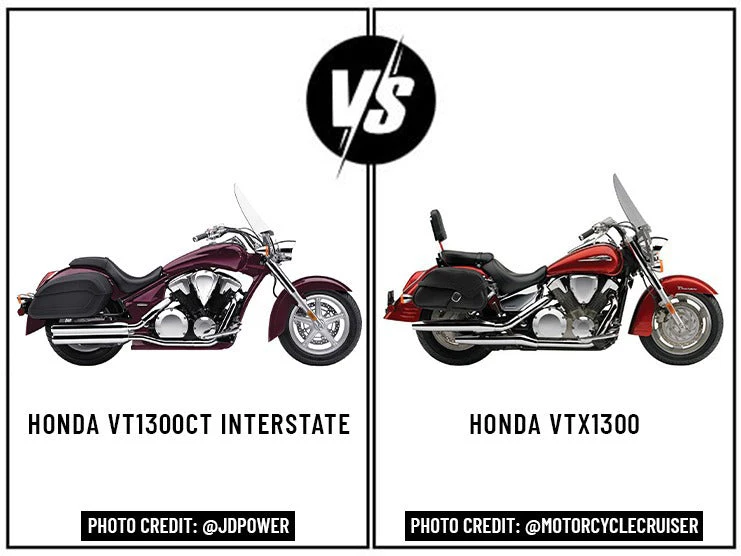 Honda VT1300CT Interstate Vs. Honda VTX1300