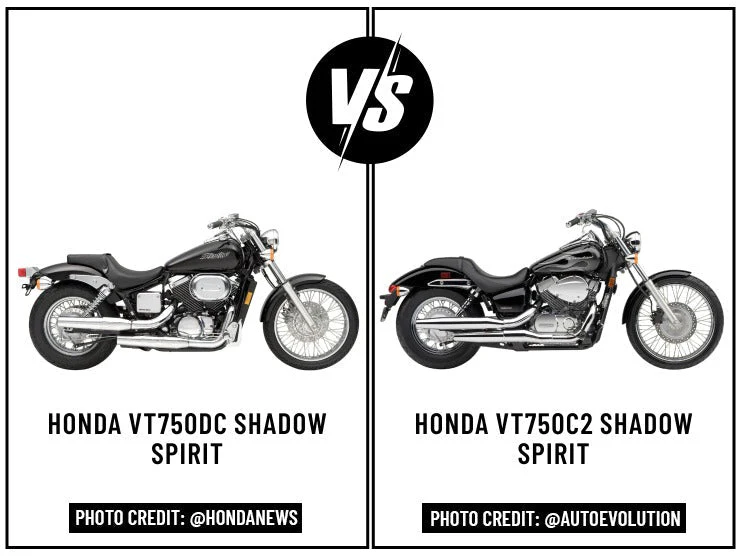 Honda VT750DC Shadow Spirit Vs. Honda VT750C2 Shadow Spirit