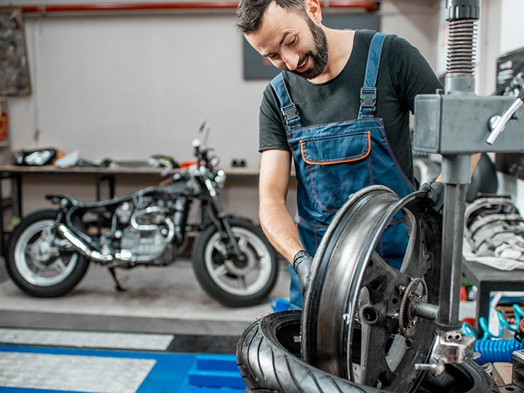 How to Balance a Motorcycle Tire by Yourself