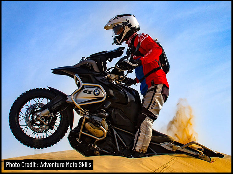 How to Get an Adventure Motorcycle Unstuck When Off-Roading