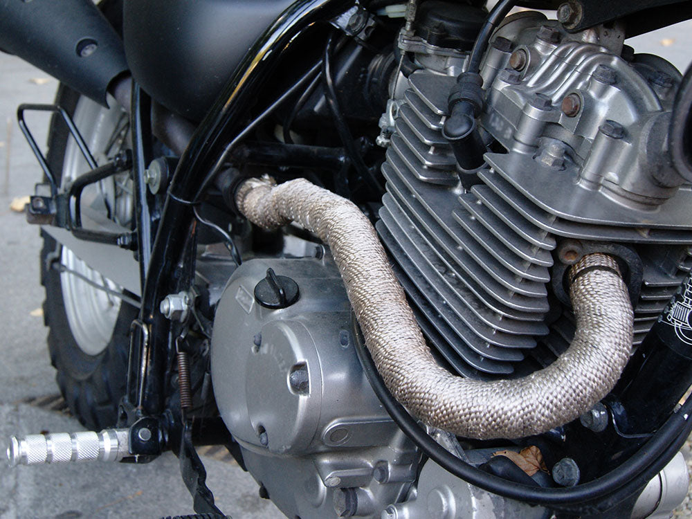 How to Heat Wrap a Motorcycle Exhaust