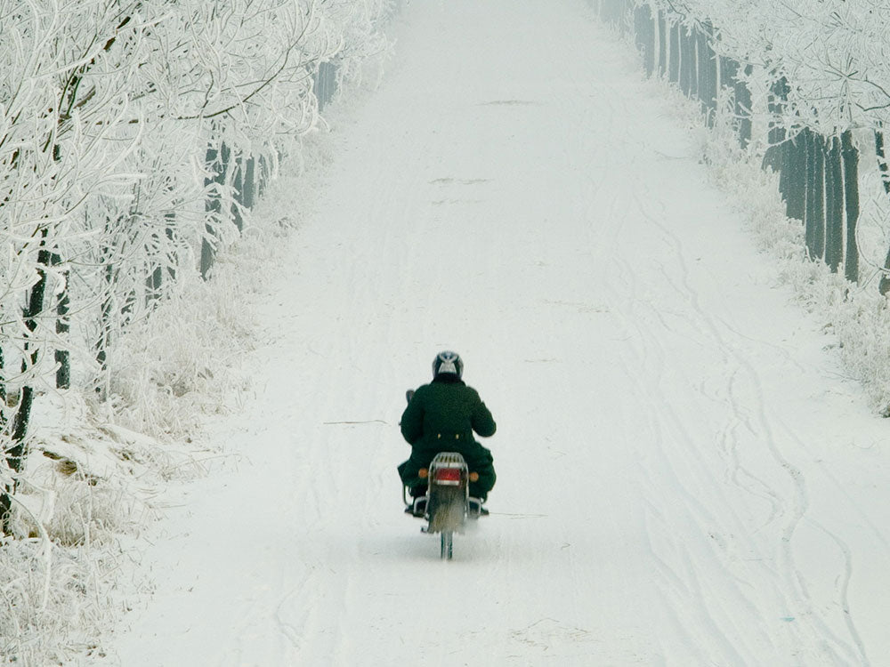 How to Ride a Motorcycle in Snow and Icy Conditions?