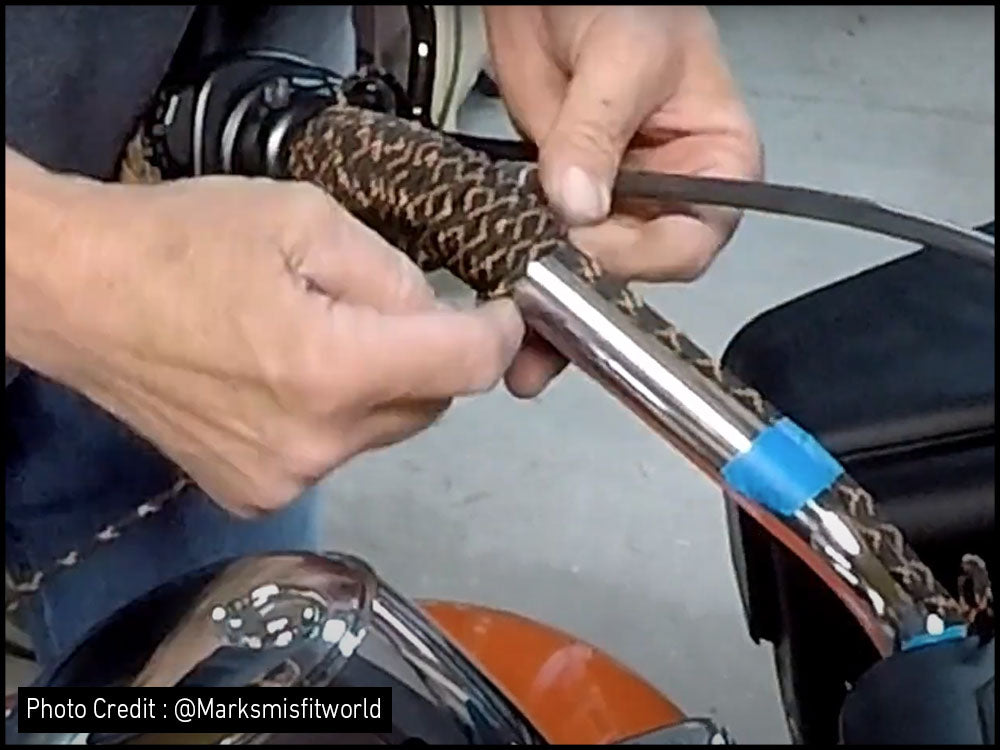 How to Wrap Motorcycle Handlebars