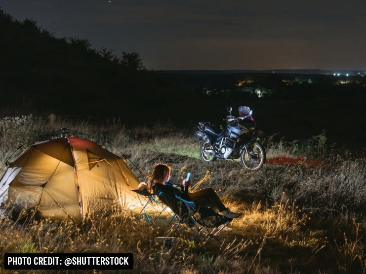 Beginner Tips for Safe & Comfortable Solo Motorcycle Camping Trips
