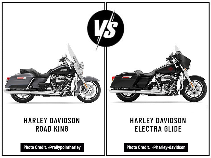 Harley Davidson Road King Vs. Harley Davidson Electra Glide