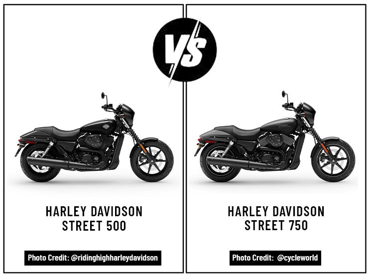 Harley Davidson Street 500 vs Harley Davidson Street 750