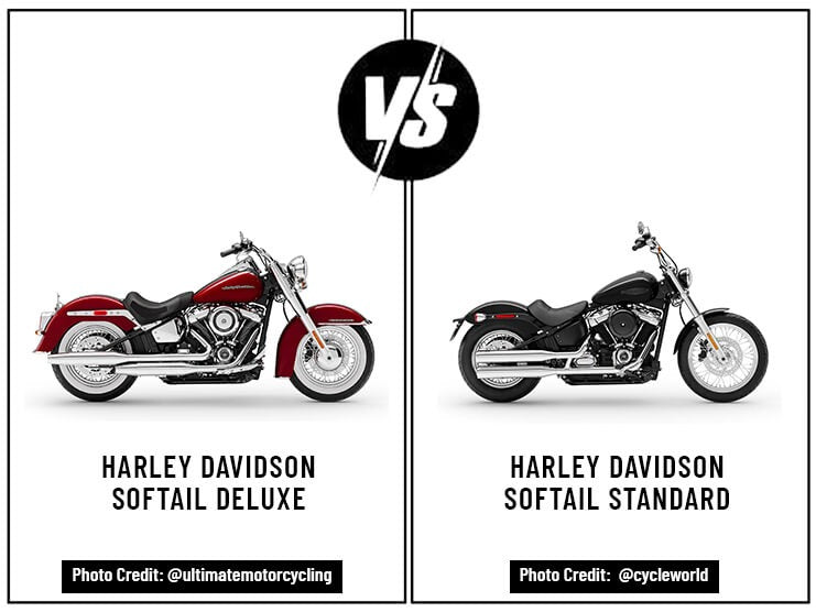 Harley Davidson Softail Deluxe Vs. Harley Davidson Softail Standard