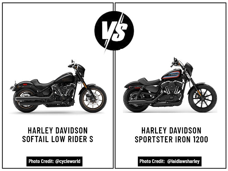 Harley Davidson Softail Low Rider S Vs. Harley Davidson Sportster Iron 1200: A Detailed Comparison