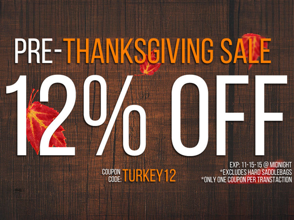 Pre-Thanksgiving Sale – Get 12% Off!