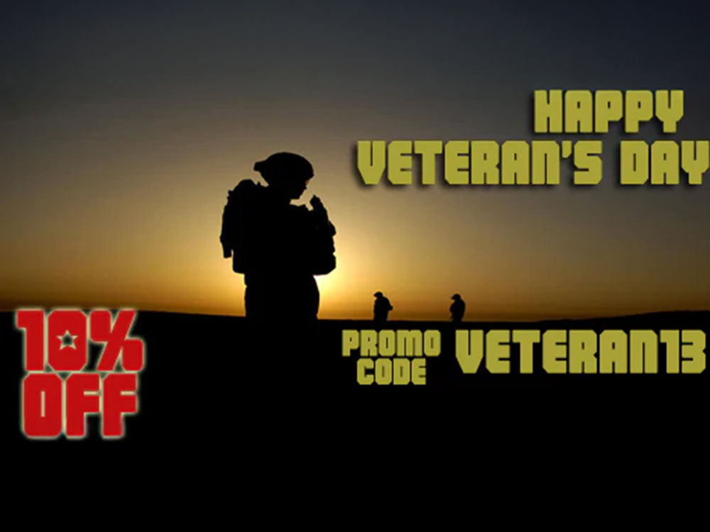 Veteran’s Day 10% Off Promotion