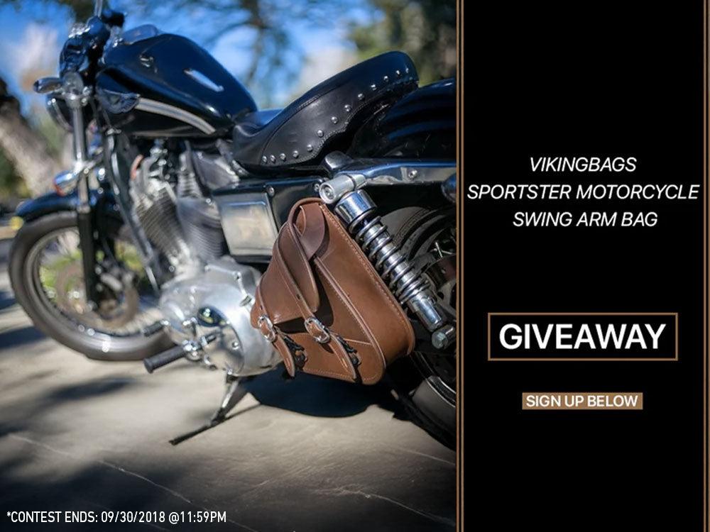 Viking Bags Brown Motorcycle Swing Arm Bag Giveaway