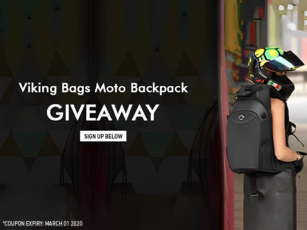 Viking Bags Moto Backpack Giveaway