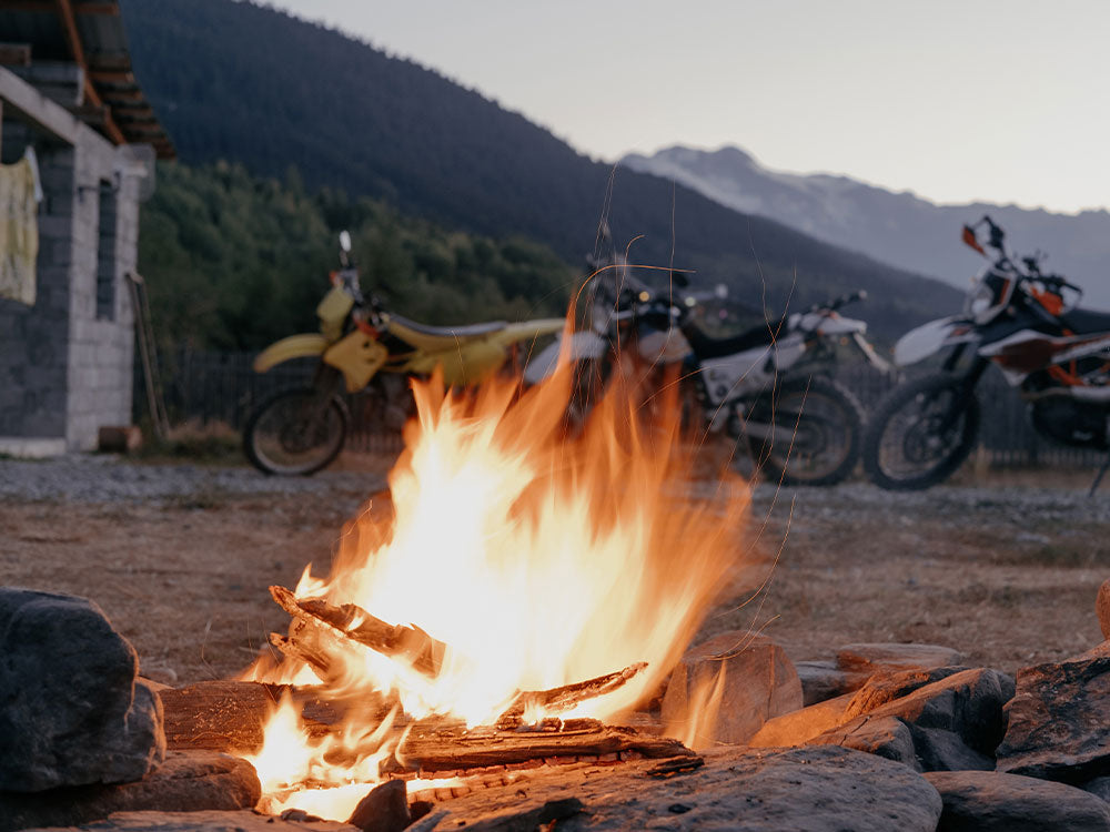 Winter Motorcycle Camping Tips