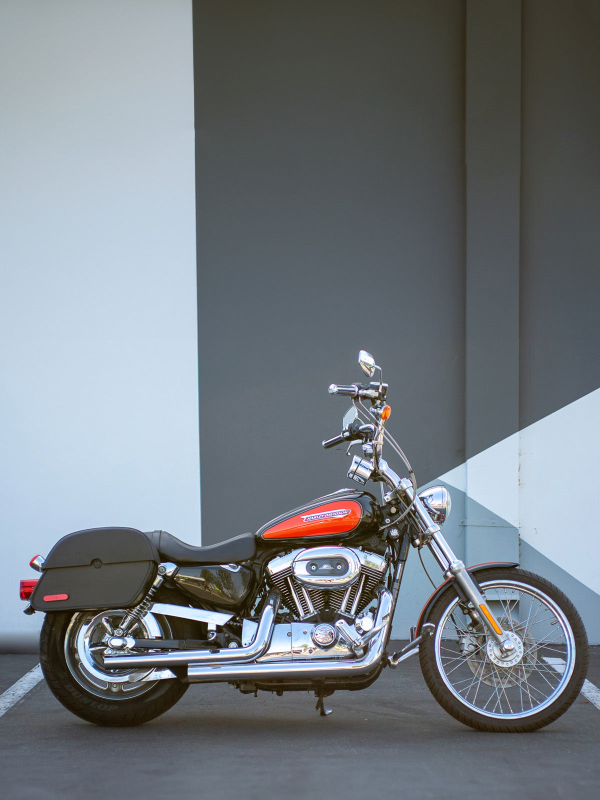 Hard saddlebags for sportster cheap 1200 custom