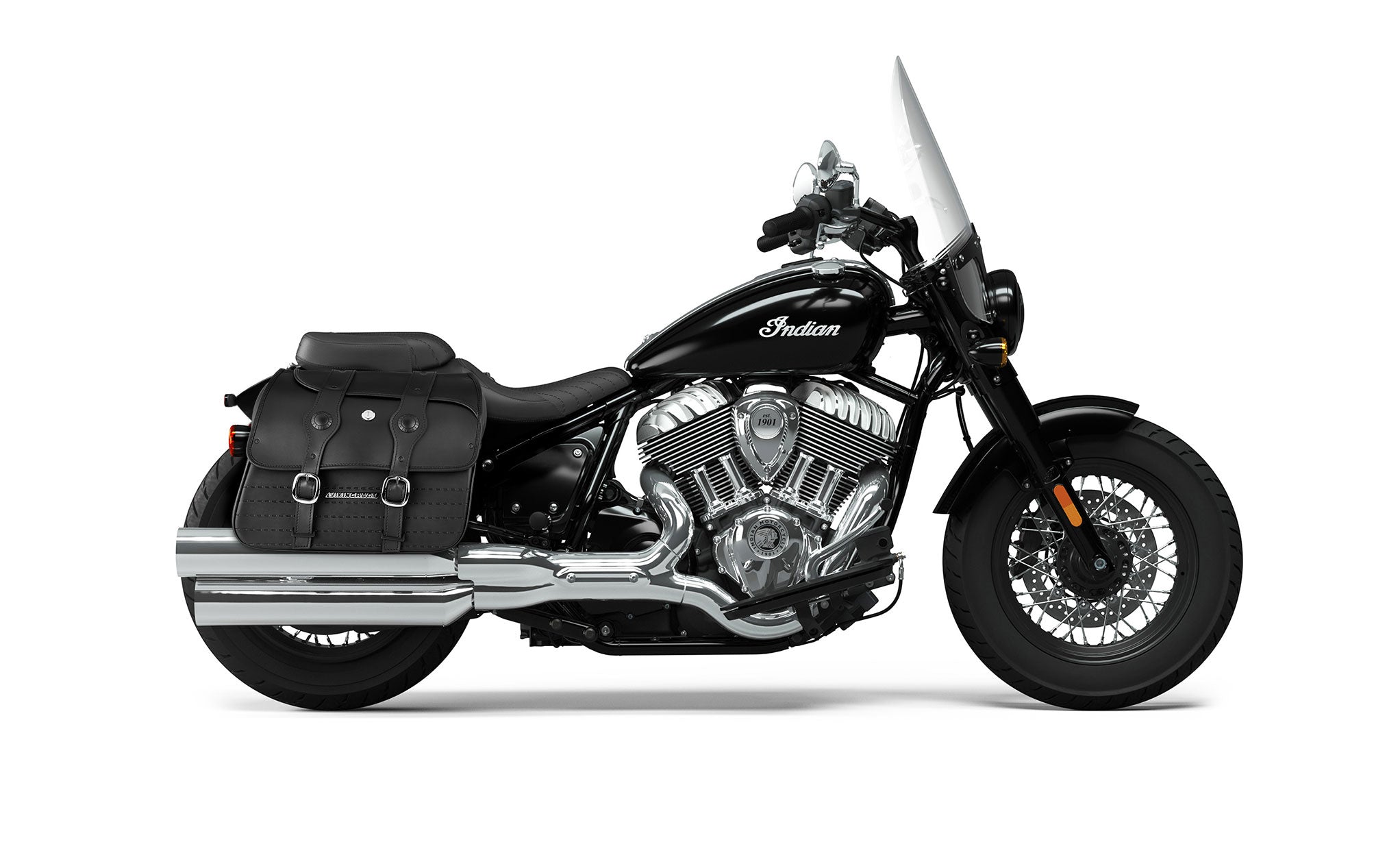 32L - ArrowHead Large (2023-24) Indian Super Chief Limited Motorcycle Saddlebags @expand