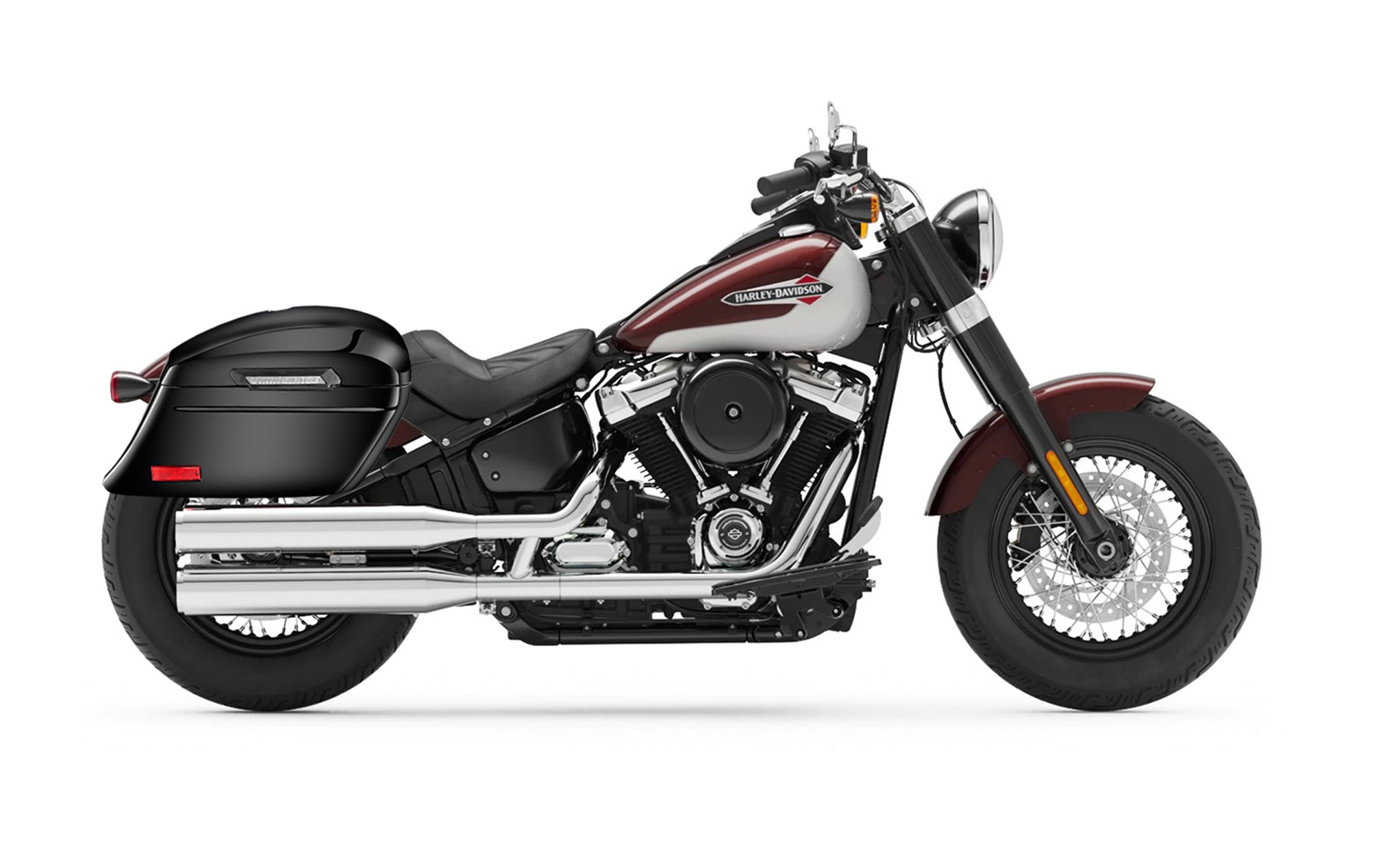 Viking 44L Lamellar Stallion Extra Large Harley Softail Slim FLSL ...