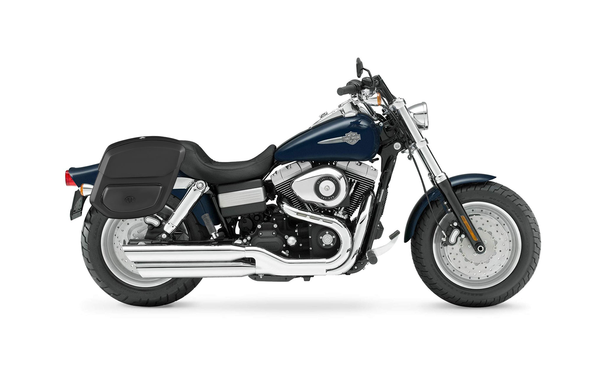 20L - Ironclad Quick-Mount Medium Harley Dyna Fat Bob FXDF Hard Solo Saddlebag (Right Only) @expand