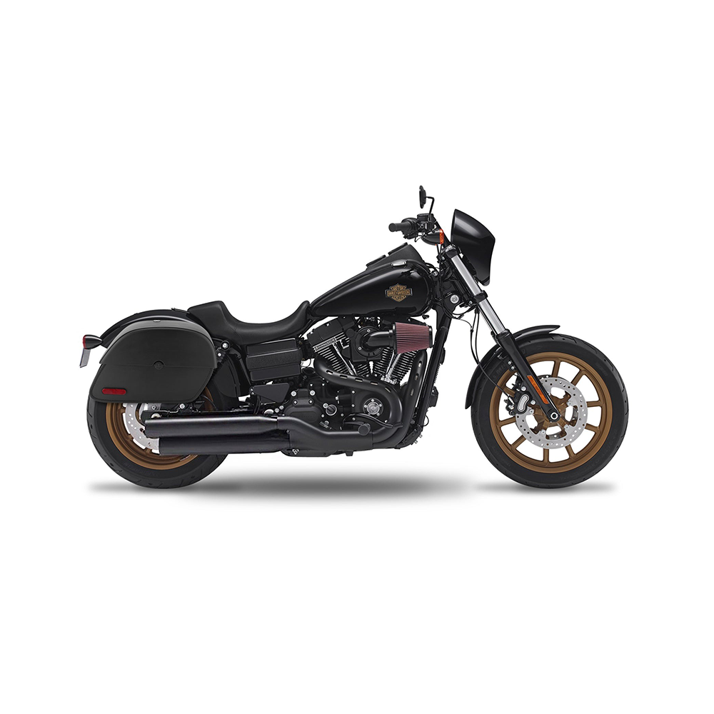 Dyna low clearance rider hard bags