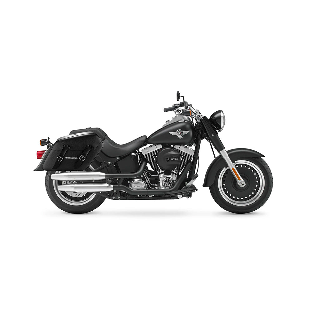 Softail on sale custom saddlebags