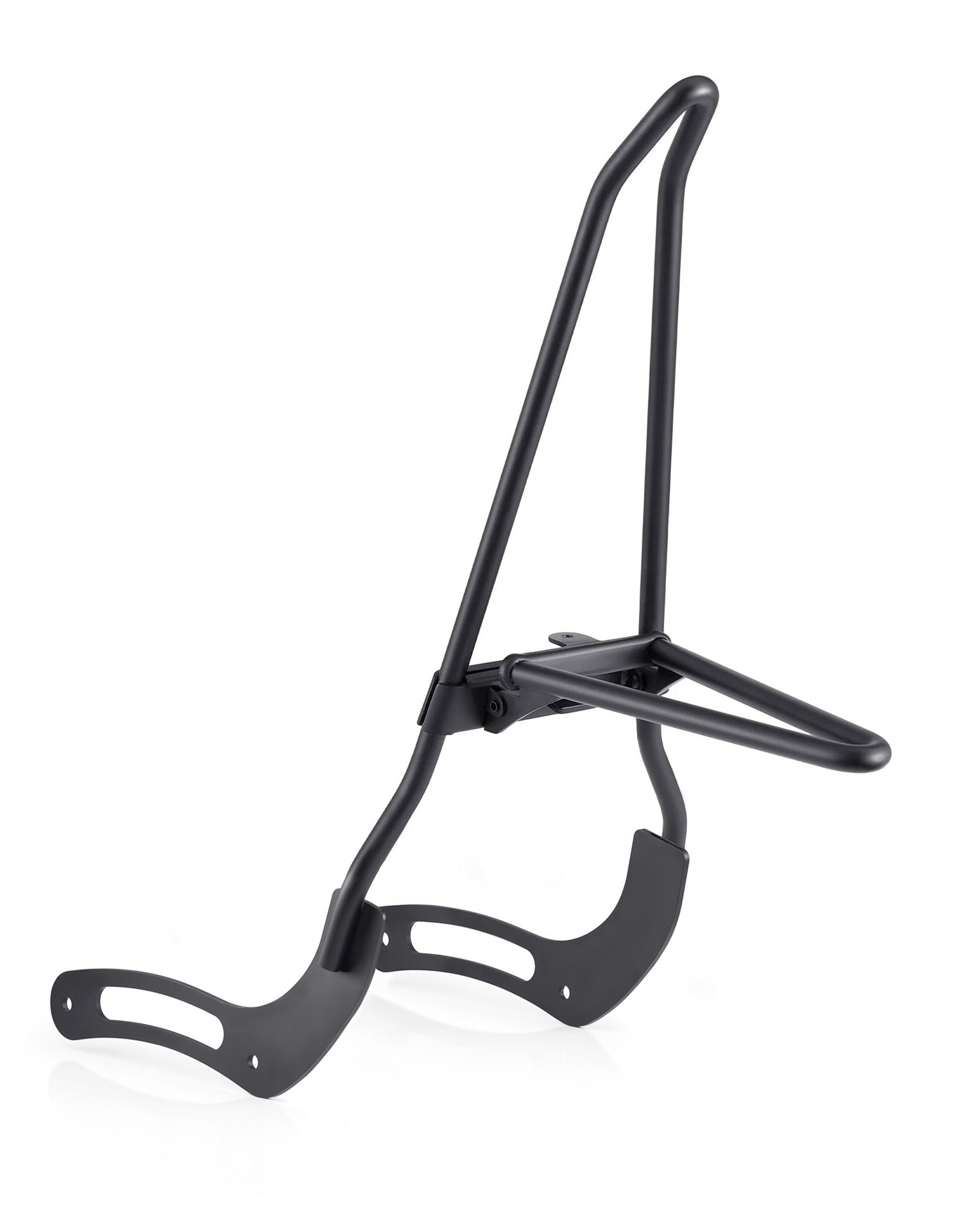 Iron Born Blade 25" Sissy Bar with Foldable Luggage Rack for Honda Rebel 500/ABS Matte Black Open View