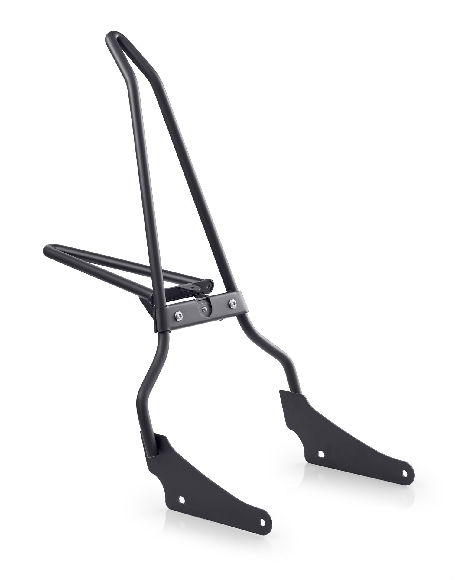 Iron Born Sissy Bar with Foldable Luggage Rack for Harley Sportster Nightster RH975 Matte Black Main View