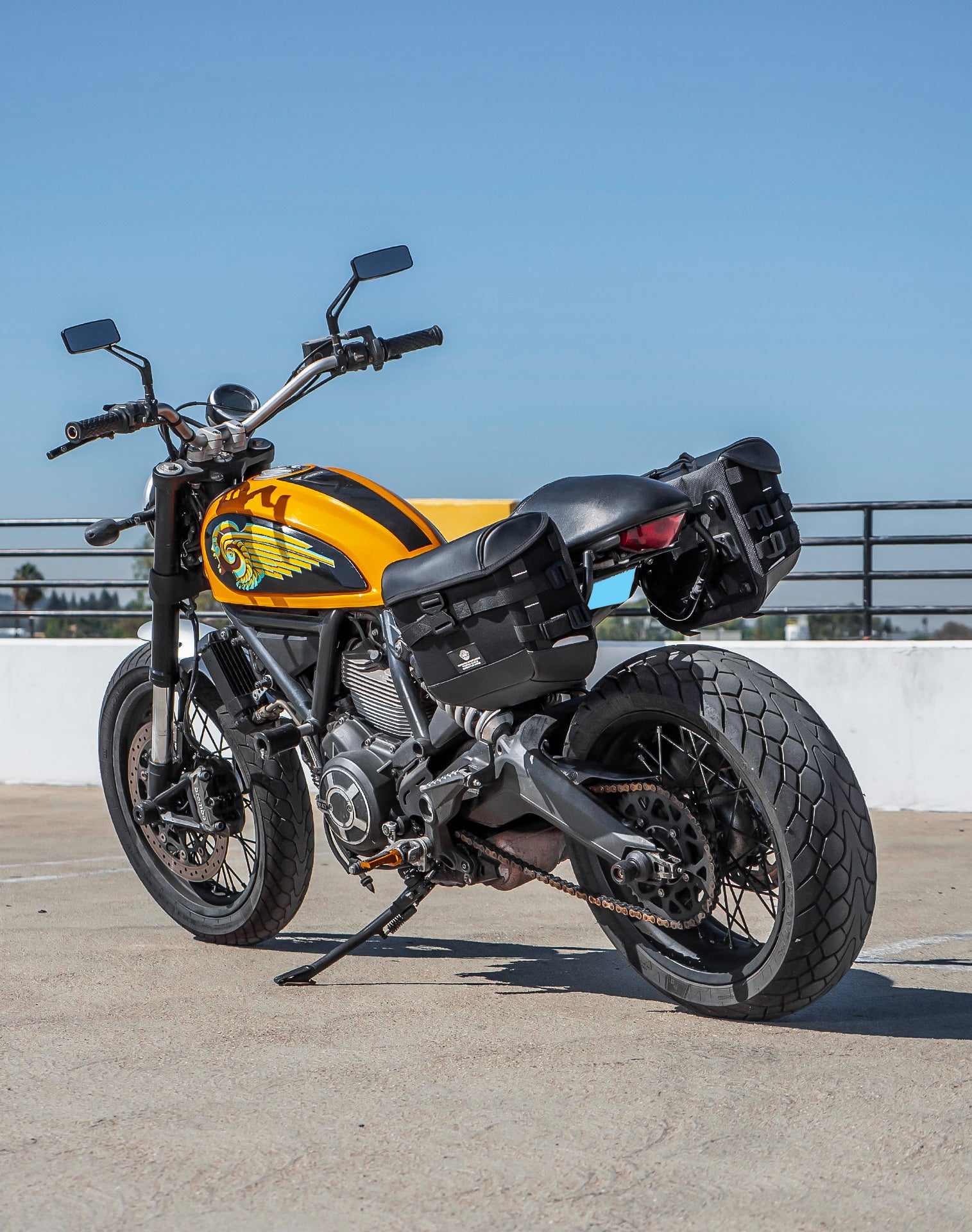 10L - Incognito Quick Mount Small Ducati Scrambler (2014-17) Solo Saddlebag (Left Only) vertical 1