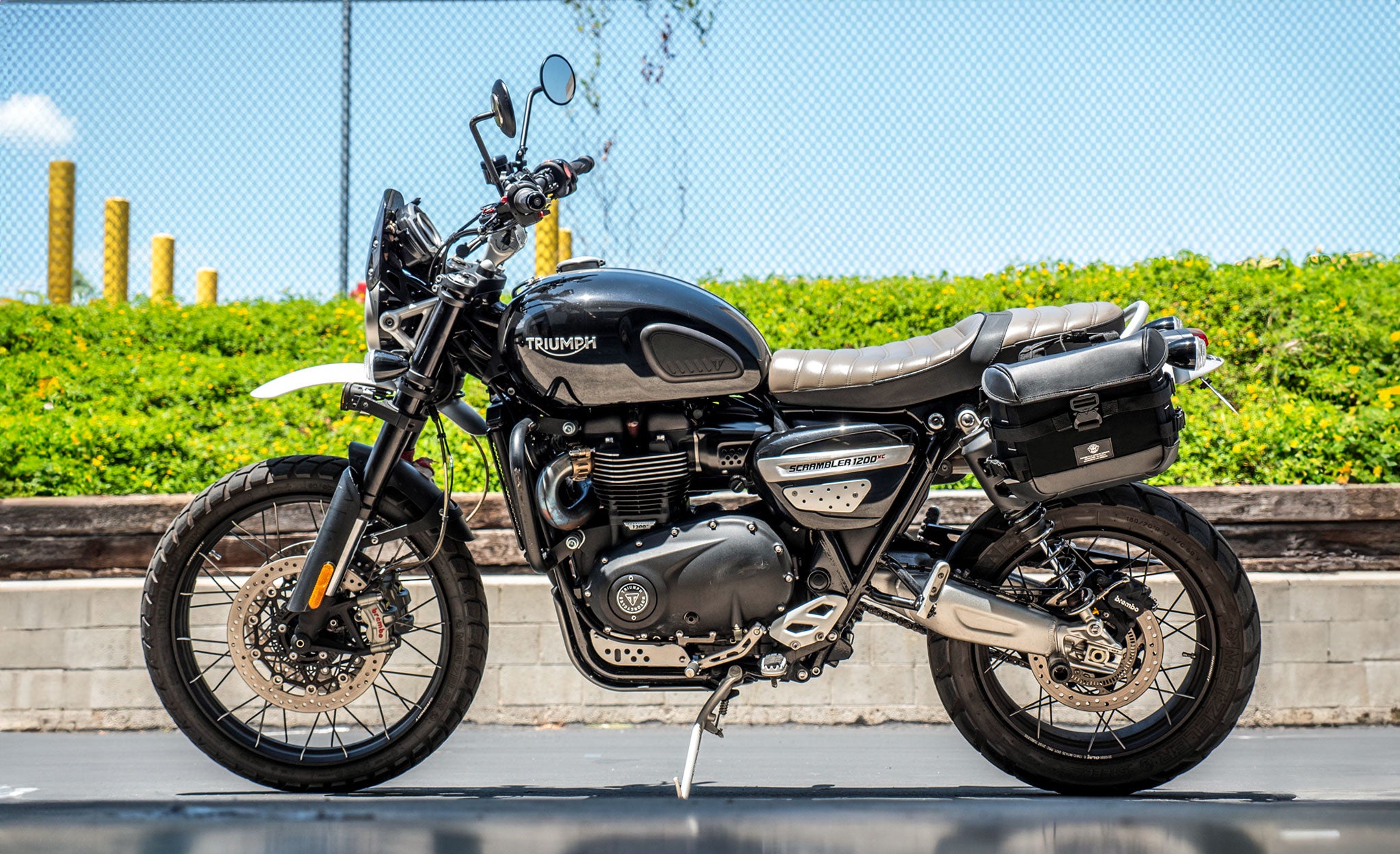 10L - Incognito Quick Mount Small Triumph Scrambler 1200 (2018+) Solo Saddlebag (Left Only) @expand