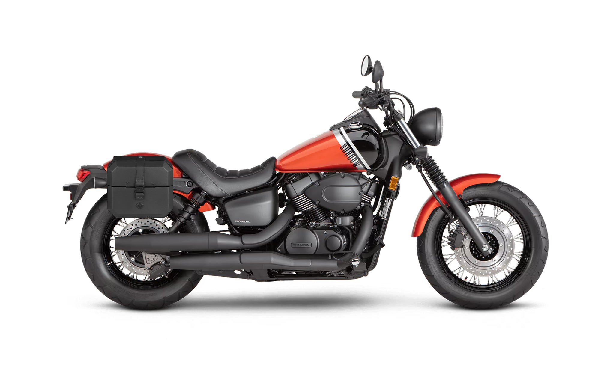 10L - Outlaw Quick Mount Small 2024 Honda Shadow Phantom 750 Solo Hard Saddlebag (Right Only) Bag on Bike @expand