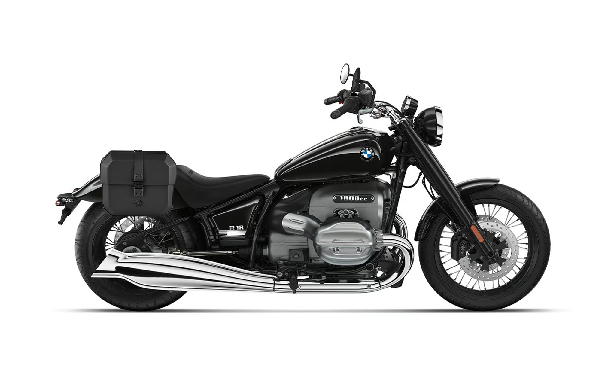 10L - Outlaw Quick Mount Small BMW R18 Solo Hard Saddlebag (Right Only) @expand