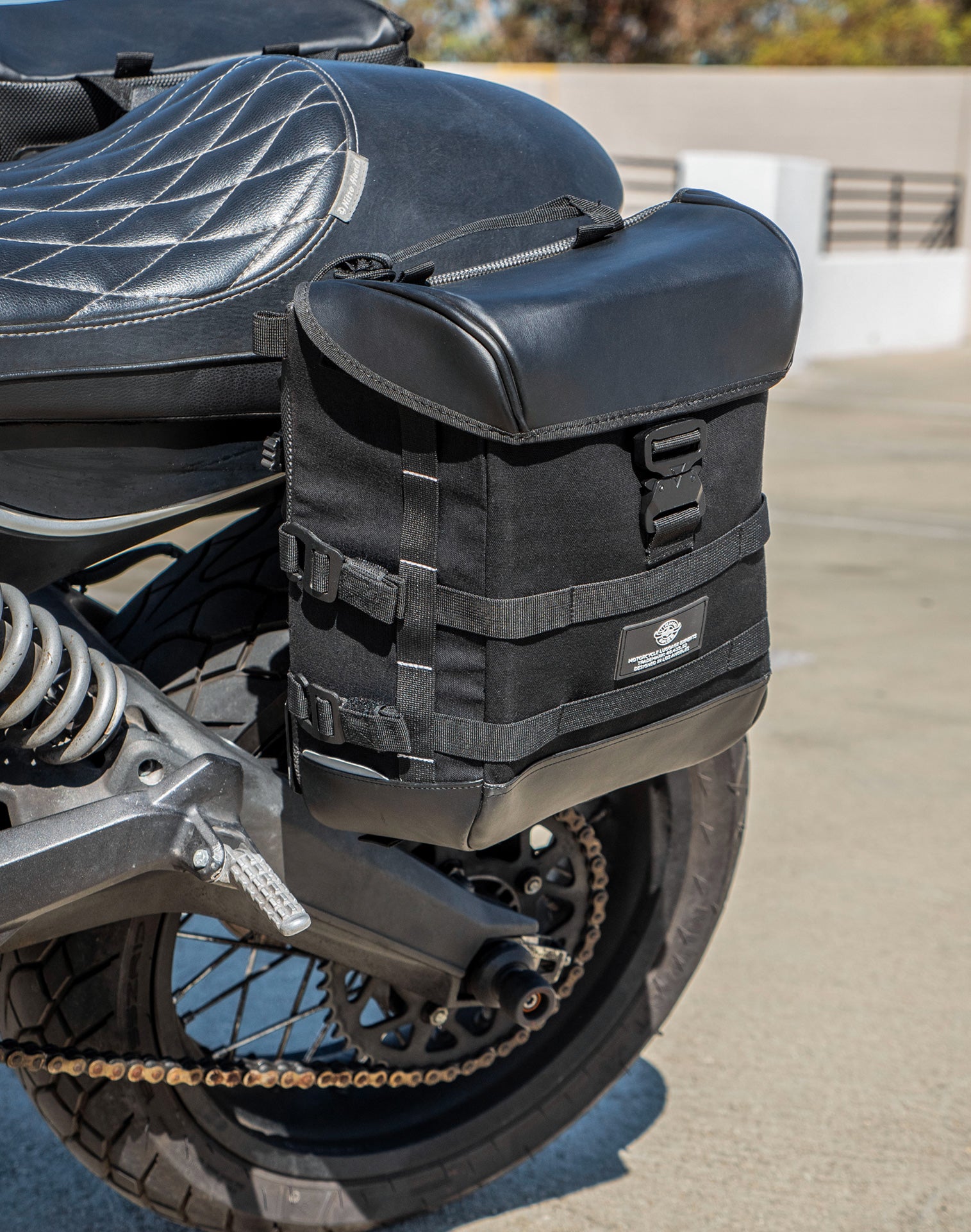 15L - Incognito Quick Mount Medium Ducati Scrambler (2014-17) Solo Saddlebag (Left Only) v2