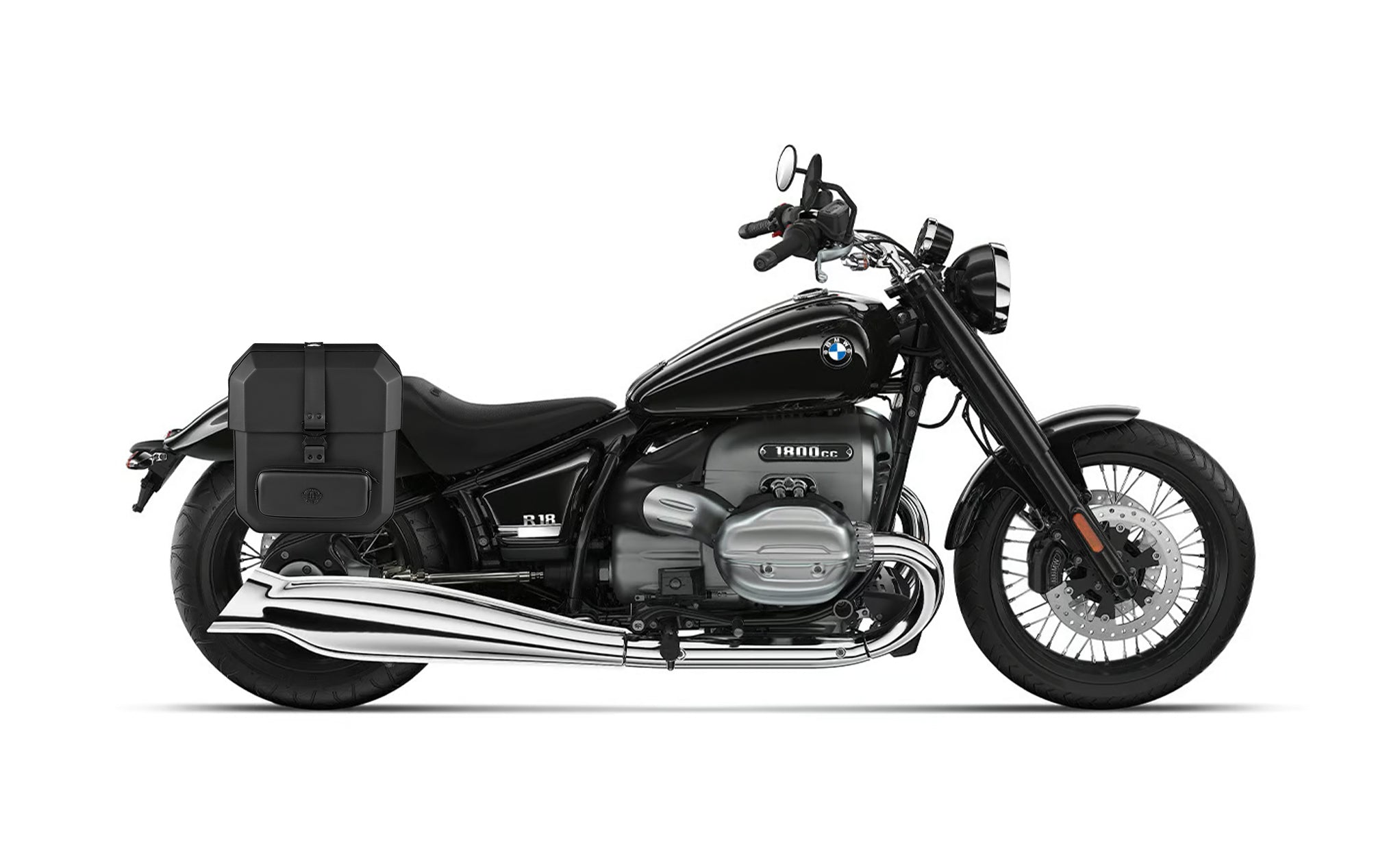 15L - Outlaw Quick Mount Medium BMW R18 Hard Solo Saddlebag (Right Only) @expand