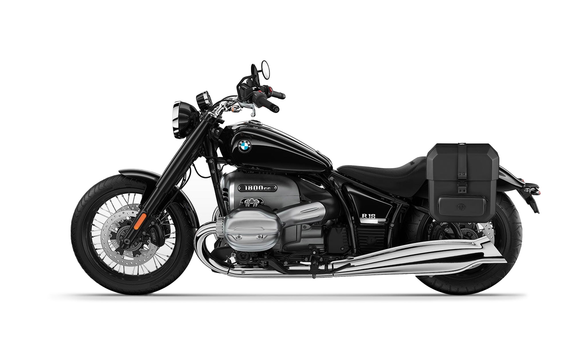 15L - Outlaw Quick Mount Medium BMW R18 Hard Solo Saddlebag (Left Only) @expand